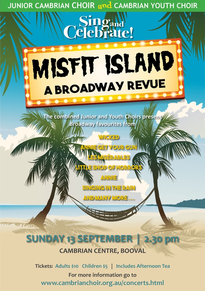 Cambrian Youth and Junior Choirs - Misfit Island