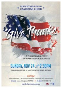 Give Thanks Event Poster